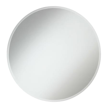 Modern 32 In. Contemporary Mirror In Clear